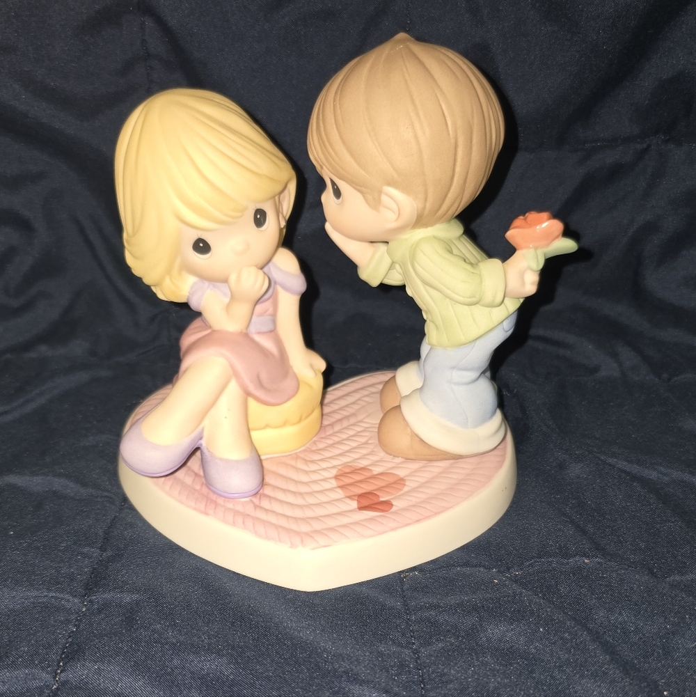 Precious Moments Charming Figurine with Boy and Girl